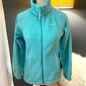 Columbia Tiffany blue zip up jacket